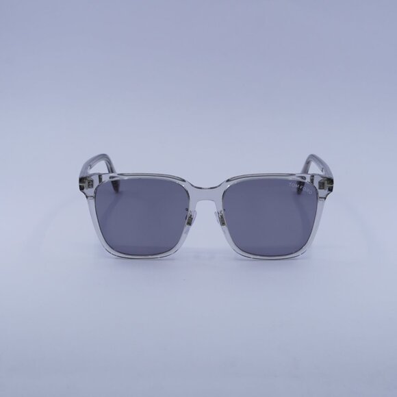 Tom Ford FT0891-K 20D Sunglasses Grey Square Frame, Smoke Polarized Lenses - Picture 2 of 10